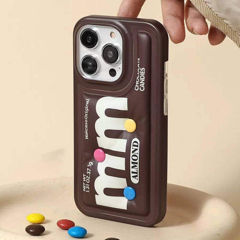 Chocolate Candy-Imd Double-Layer Pattern Built-In Craft Mobile Phone Case-WK08