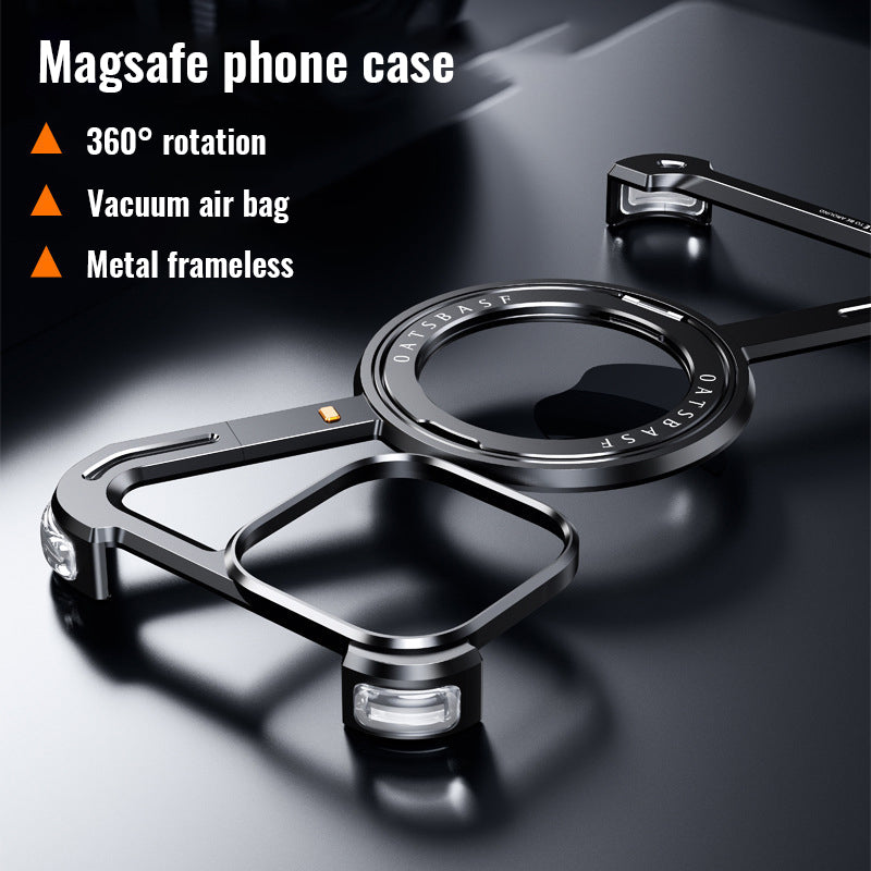Z-Shaped All-Inclusive Hollow Metal Frame Mobile Phone Case