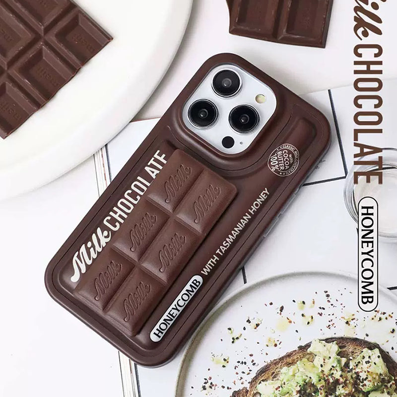 Chocolate Theme Imd Sponge Filled All-Inclusive Mobile Phone Case-WK02