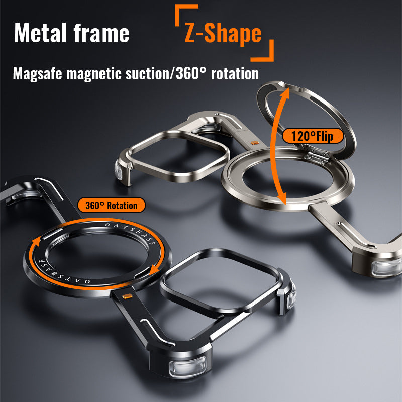 Z-Shaped All-Inclusive Hollow Metal Frame Mobile Phone Case