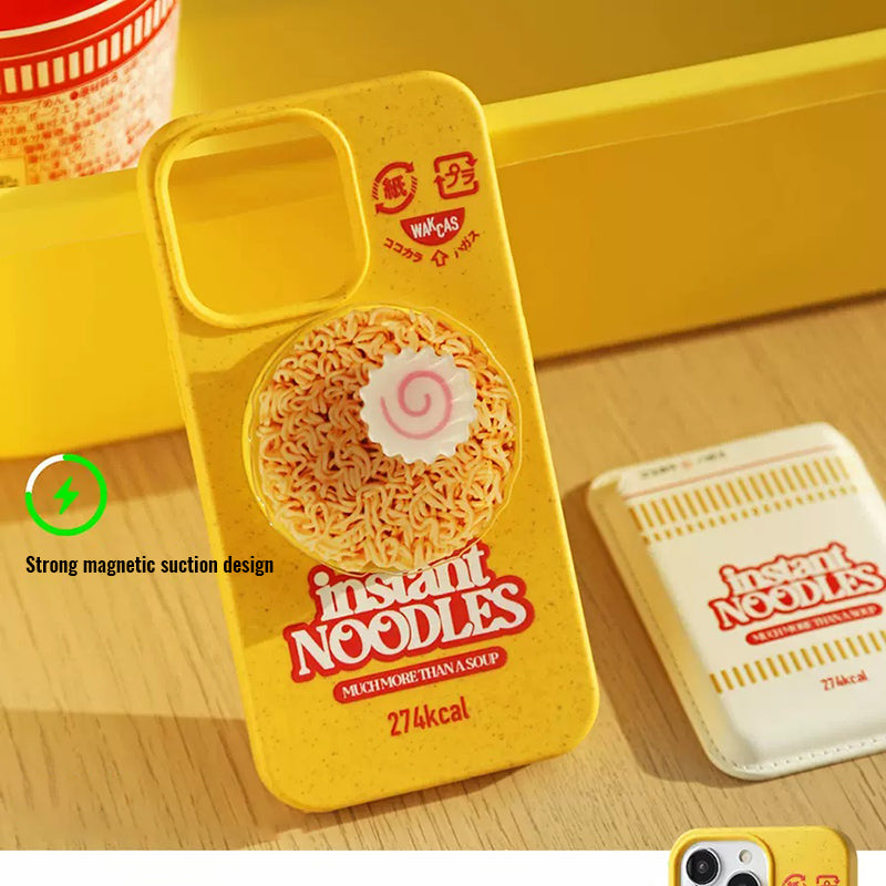 Magnetic Yellow Biodegradable Phone Case-WK01