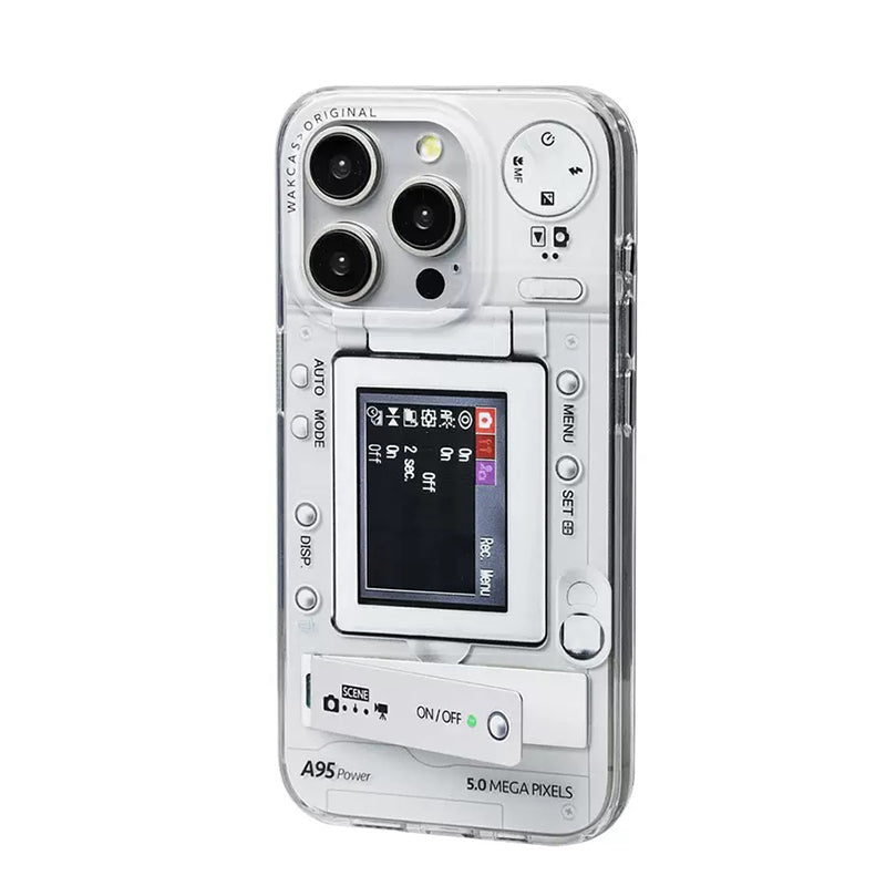 Retro Camera Theme-DVD Style Folding Stand Mobile Phone Case-WK07