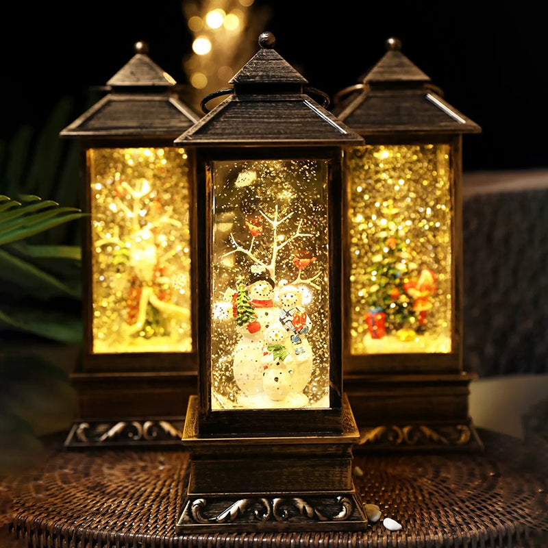 Christmas Rotating Crystal Music Box-X002