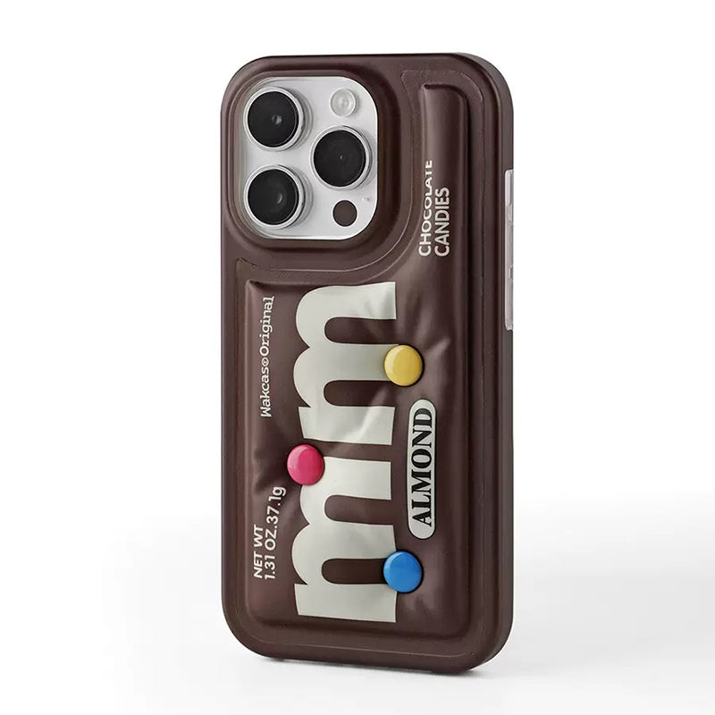Chocolate Candy-Imd Double-Layer Pattern Built-In Craft Mobile Phone Case-WK08