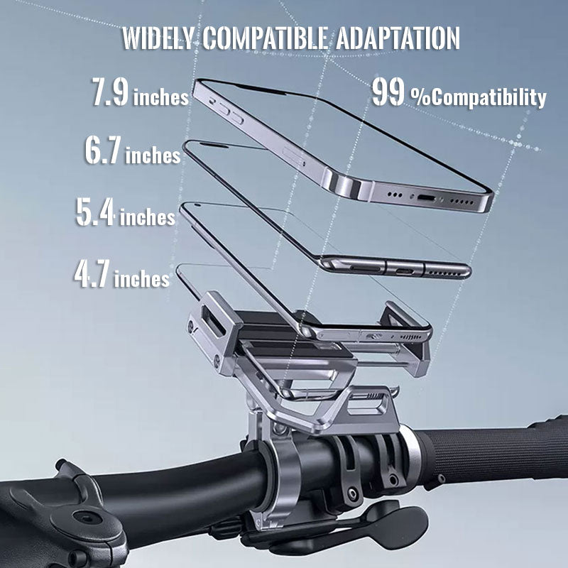 0 Jitter I Ciclismo Lega di Alluminio Antiurto Holder-Z05 Cellulare