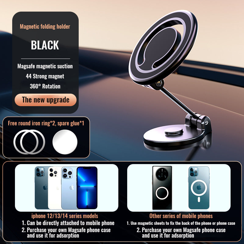 Holder-D3 del telefono magnetico di navigazione del cruscotto magnetico rotabile 1080 °