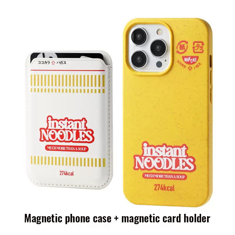 Magnetic Yellow Biodegradable Phone Case-WK01