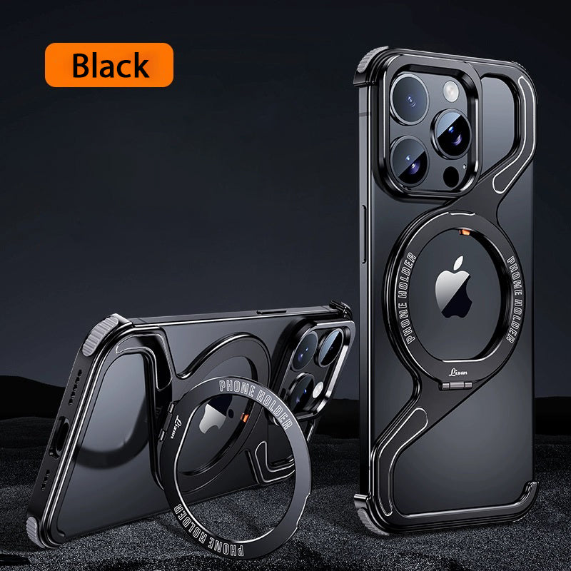 Z-Shaped All-Inclusive Hollow Metal Frame Mobile Phone Case