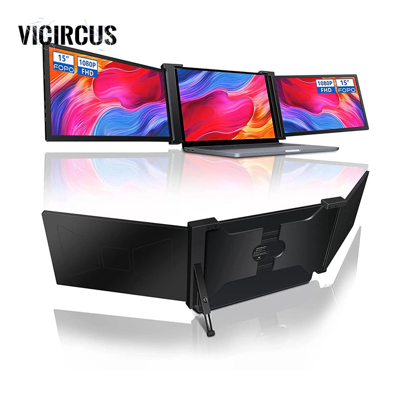 FOPO Max 15 pollici Monitor triplo per laptop-S15