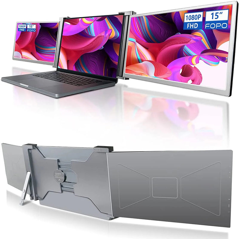 FOPO Max 15 pollici Monitor triplo per laptop-S15