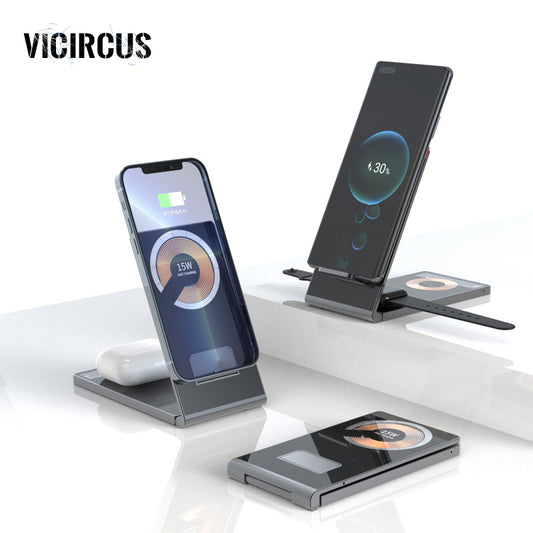 4 in 1 MagSafe Foldable Magnetic Wireless Charger