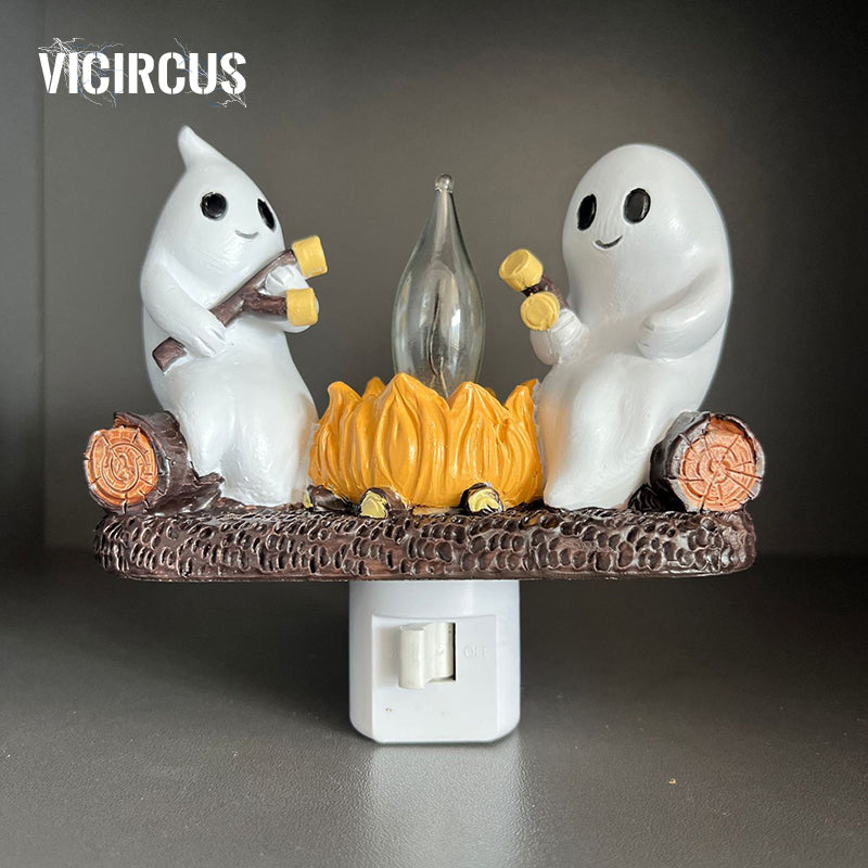 🎃Ghost Campfire NightLight-GB01