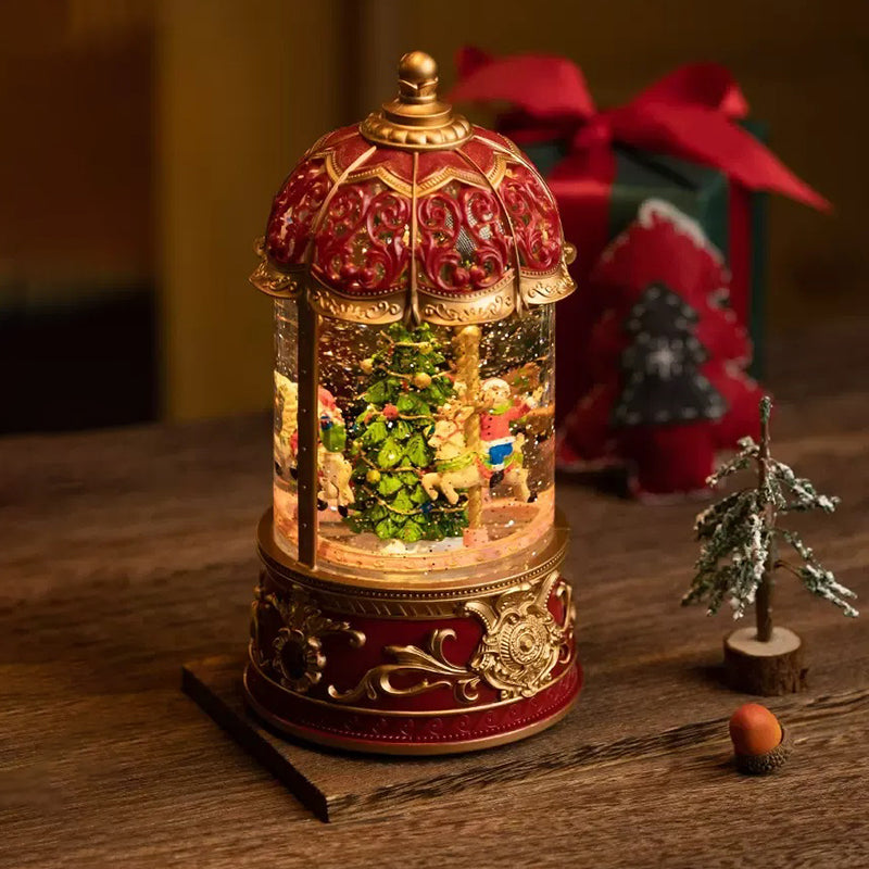 Christmas Rotating Crystal Music Box-X002