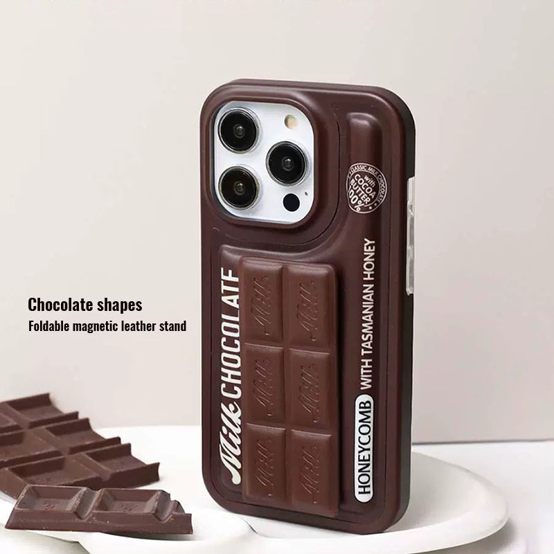 Étui pour téléphone portable tout compris rempli d'éponge Imd sur le thème du chocolat-WK02