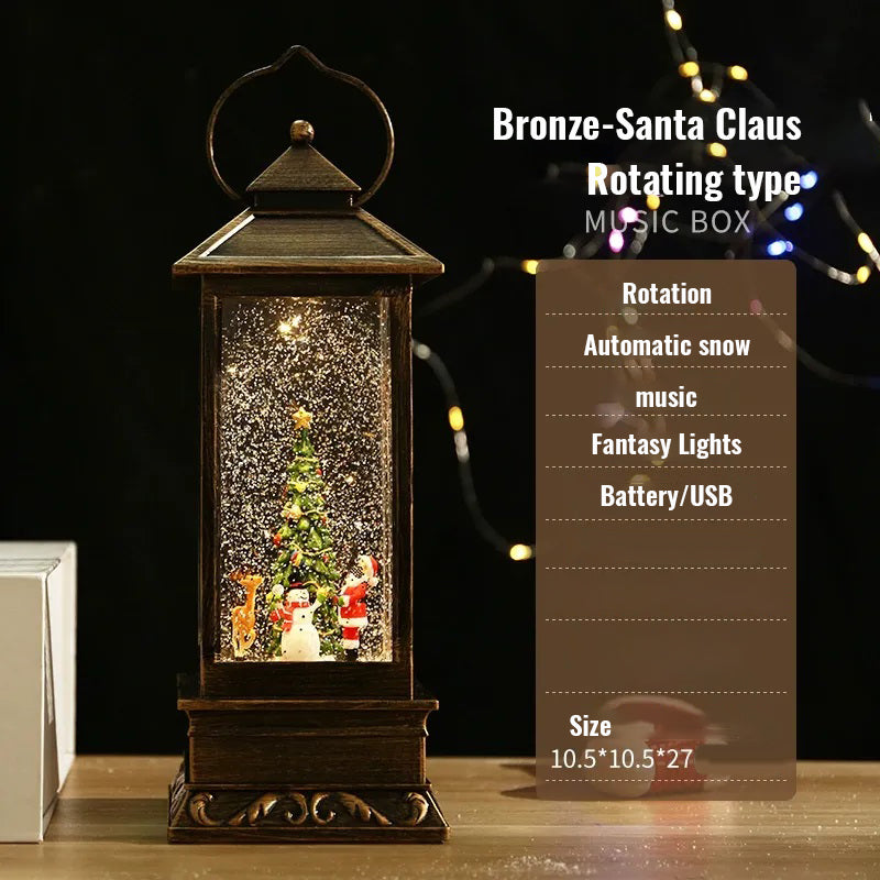 Christmas Rotating Crystal Music Box-X002