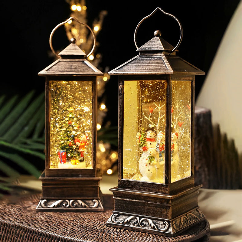 Christmas Rotating Crystal Music Box-X002