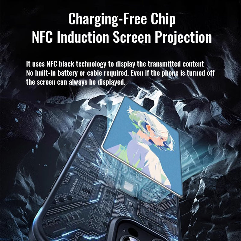 Ink Screen DIY Display NFC Cellphone Cases-X11