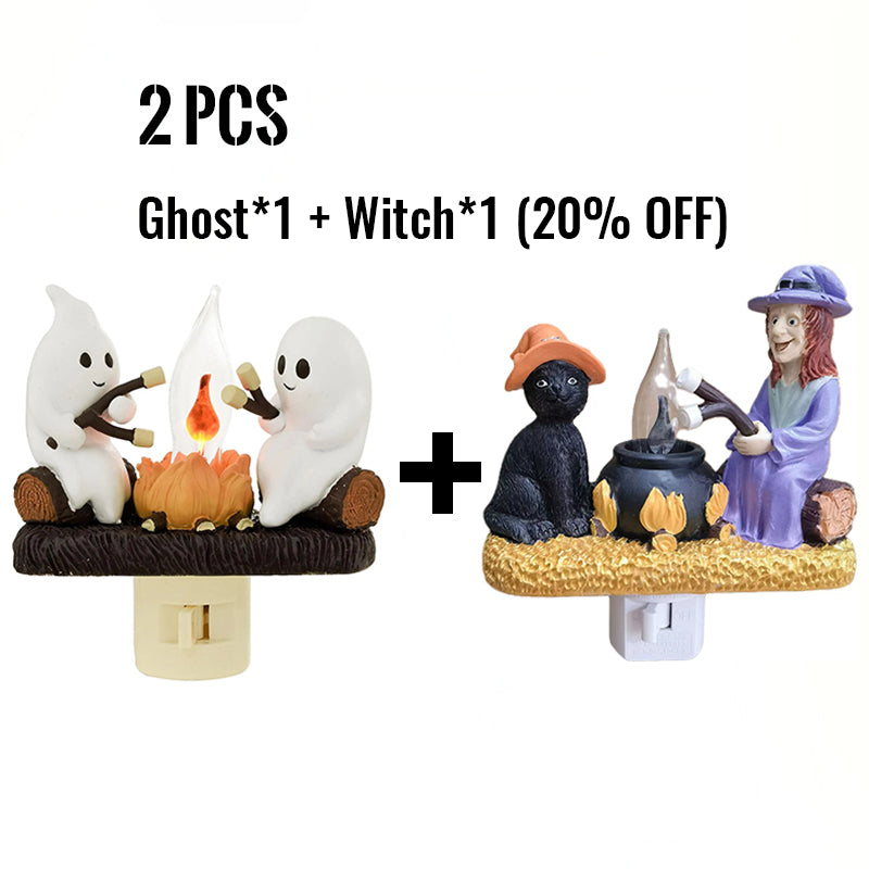 🎃Ghost Campfire NightLight-GB01