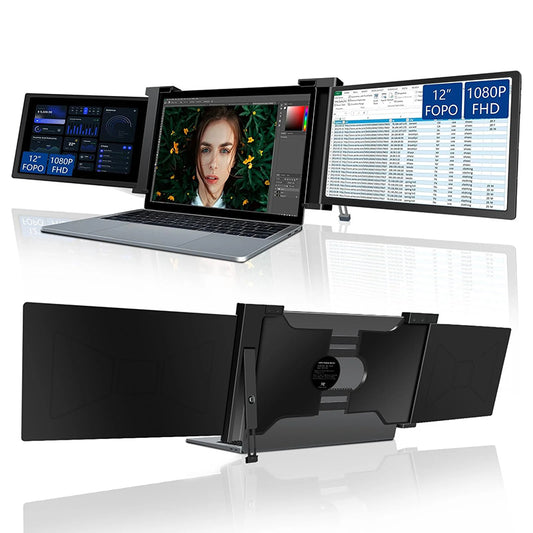 FOPO Air 12 inch Triple Monitor for Laptop-S12