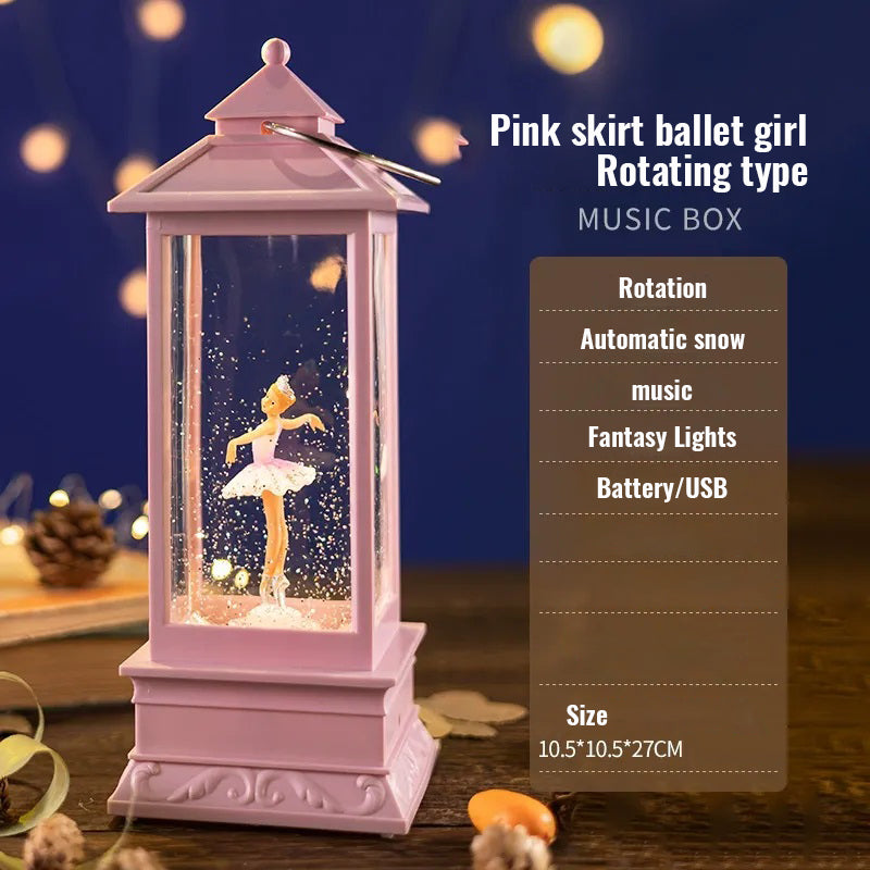 Christmas Rotating Crystal Music Box-X002