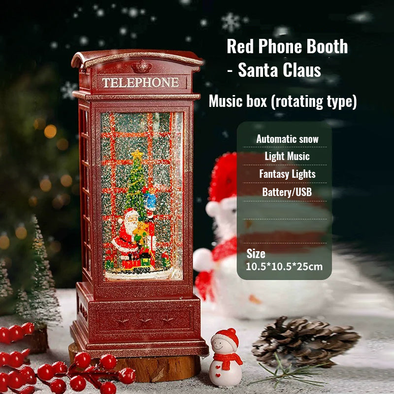 Christmas Rotating Crystal Music Box-X002